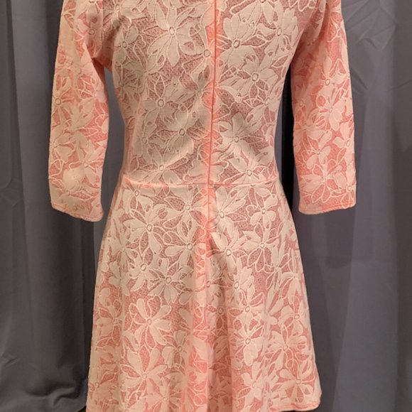 Francesca's Collection Tangerine Skater Dress - Picture 3 of 6